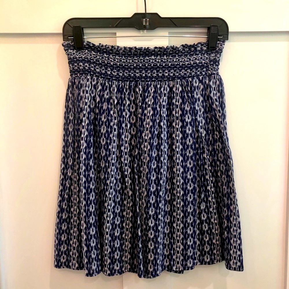 SOLD! Faded Glory cotton crepe pull-on skirt batik 4-6